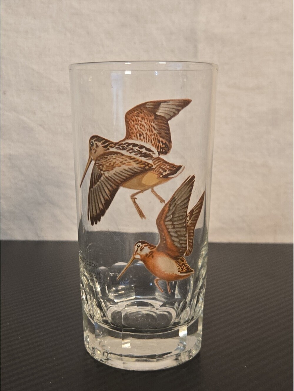 Lynn Bogue Hunt Woodcock Birds Glass Rare